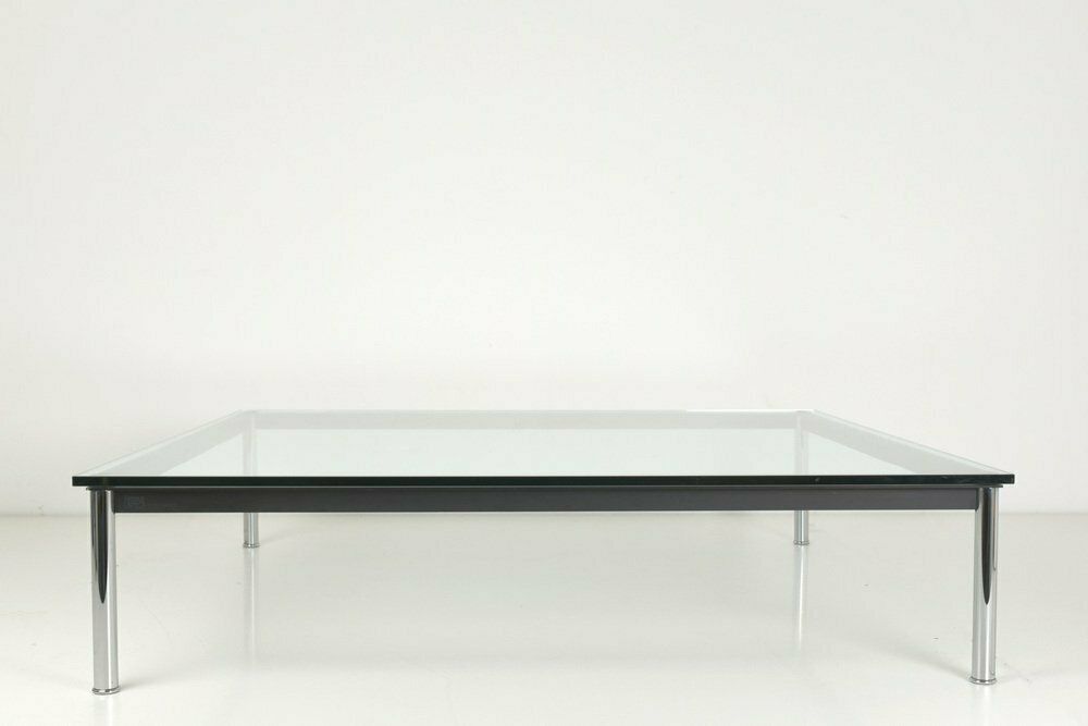 Low Side Table Lc 10 P By Le Corbusier For Cassina, Italy, 1980s photo vintage