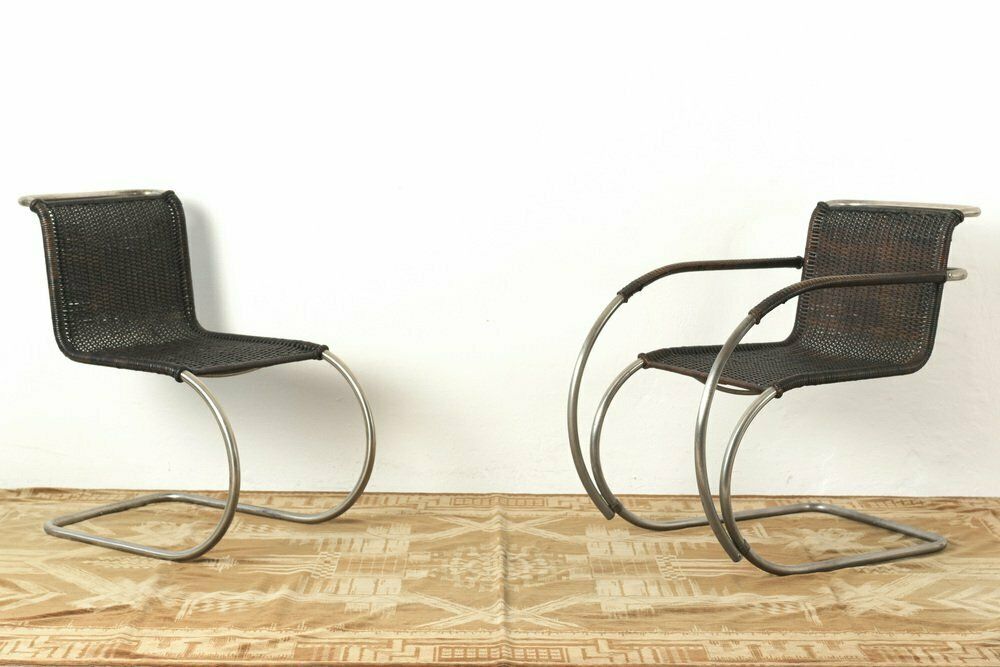 Vintage Mr 20 1st Edition Armchair By Ludwig Mies Van Der Rohe, 1927 photo vinterior