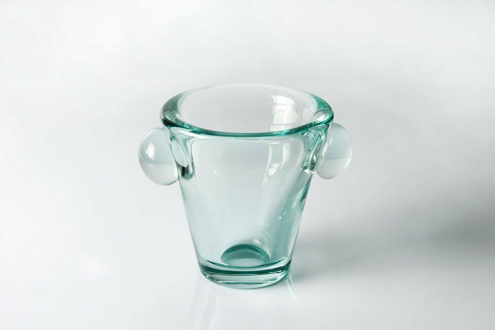 Art Deco Heavy Lead Crystal Vase From Daum Nancy, France, 1920s photo furniture