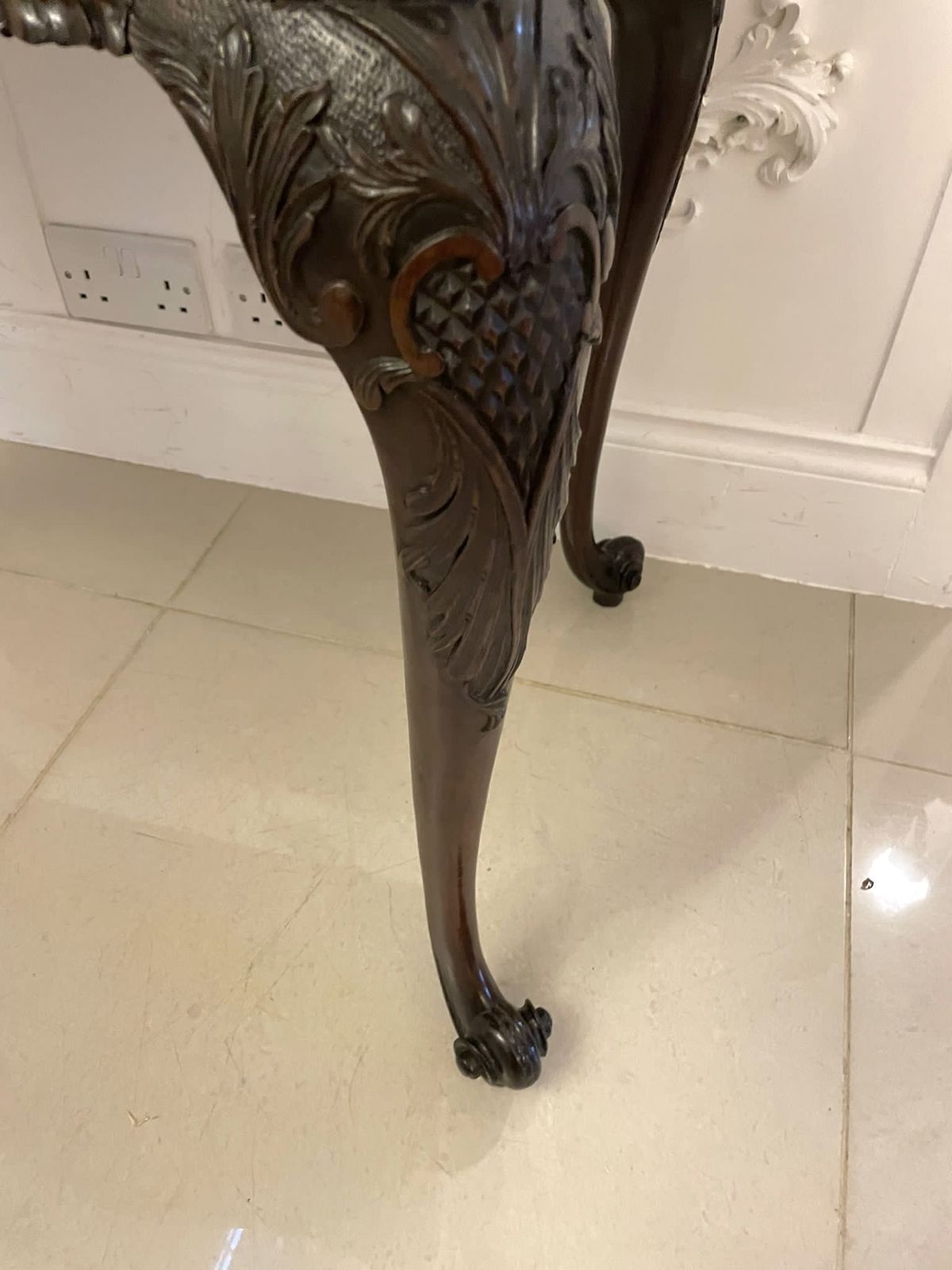 Antique Original Hepplewhite Outstanding Quality Carved Mahogany Card Table photo Furniture
