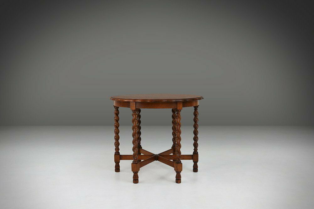 Oak Side Table, 1890s, 1800s, Antique photo Furniture