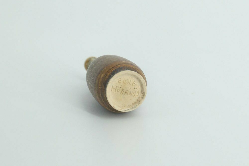 photo furniture Small Mid Century Scandinavian Modern Collectible Brown Stoneware Vases By Gunnar Borg For Höganäs Ceramics, 1960s, Set Of 4
