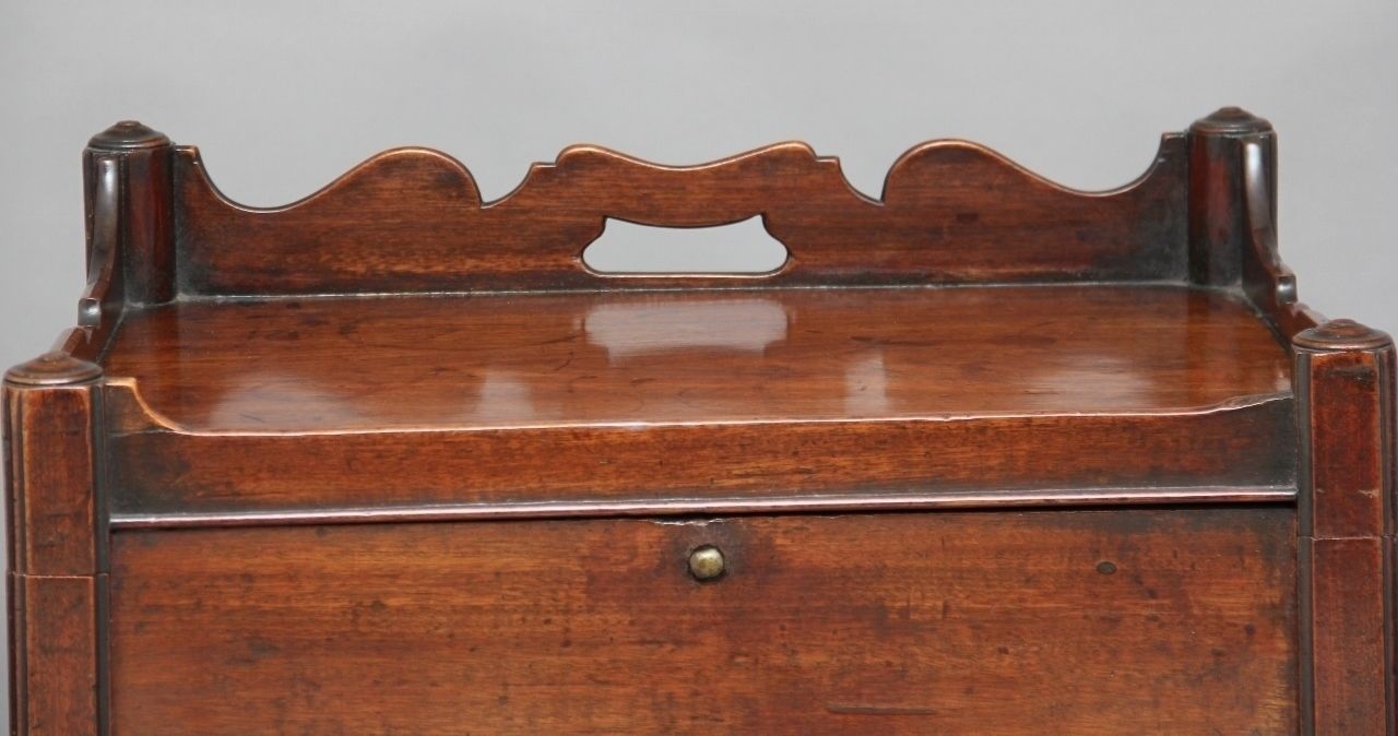 photo for sale 18th Century Mahogany Bedside Cupboard