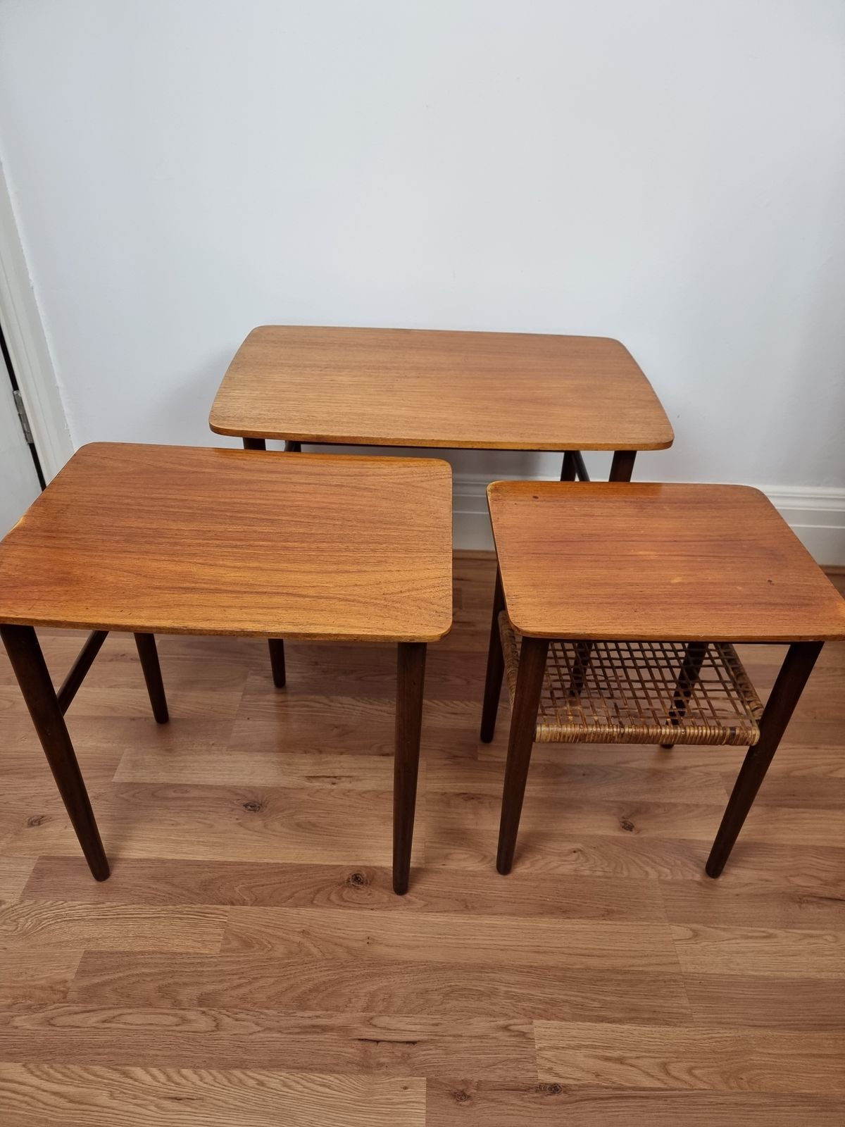 photo furniture Set Of 3 Nest Tables By Johannes Andersen For Silkeborg
