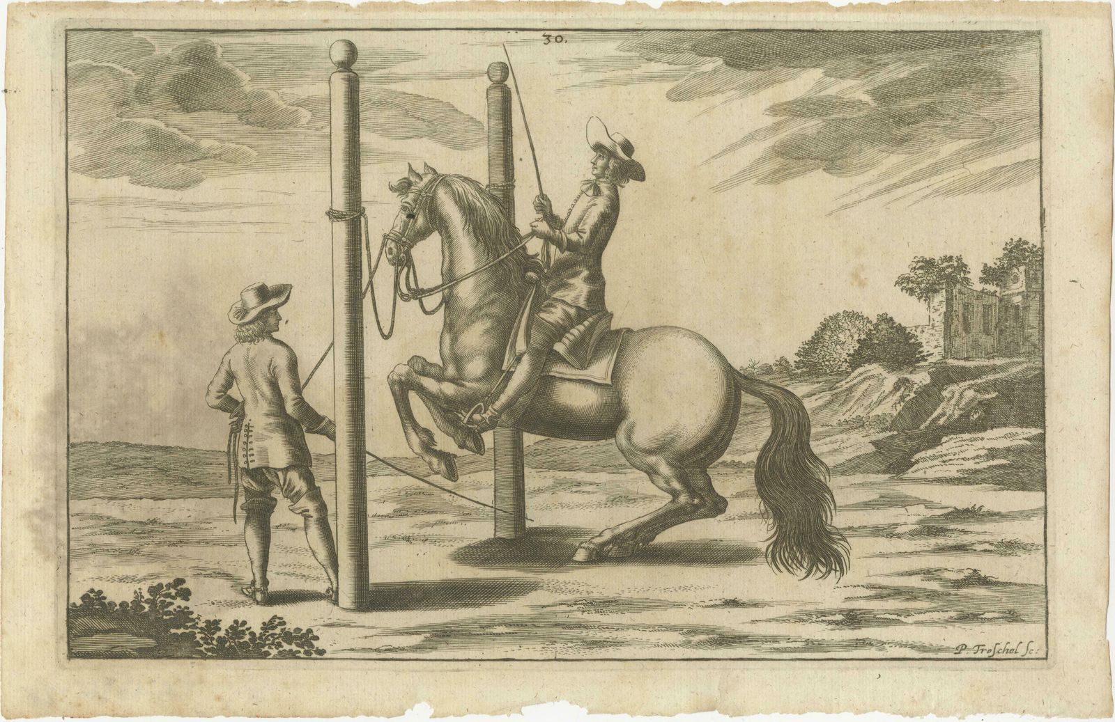 Set Of 10 Antique Horse Riding Prints photo vinterior