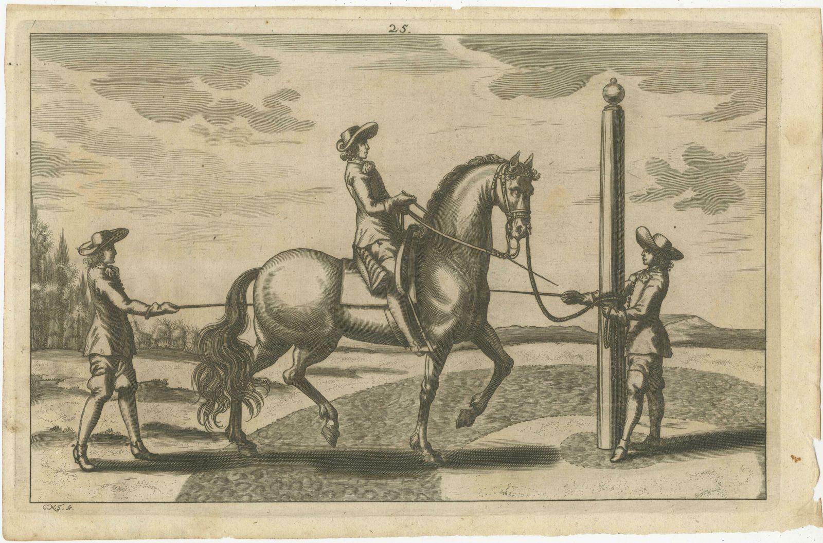 Art Set Of 10 Antique Horse Riding Prints photo