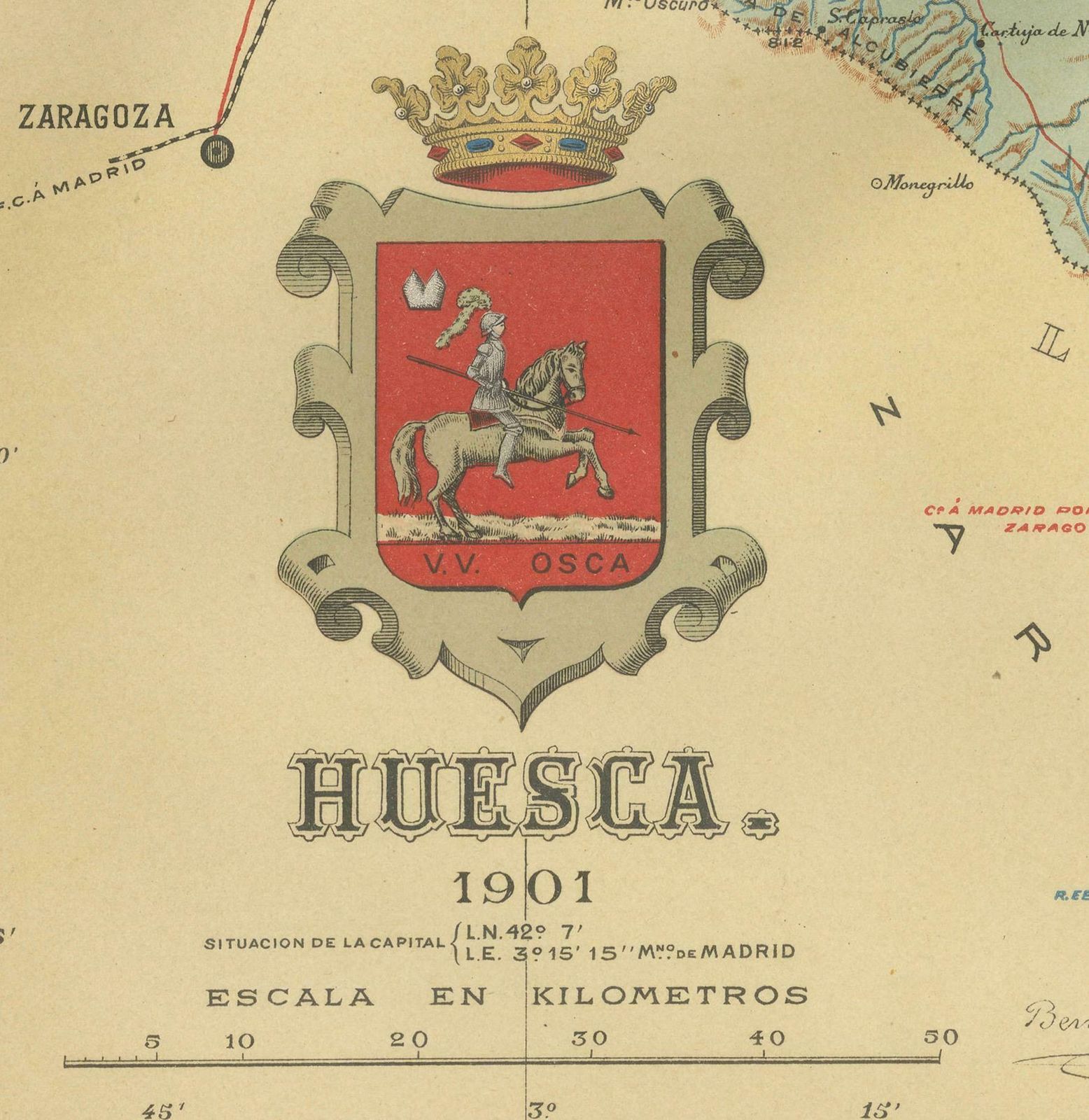 Huesca 1901: A Geographic Overview Of Aragon's Northern Frontier In Spain photo 348.0