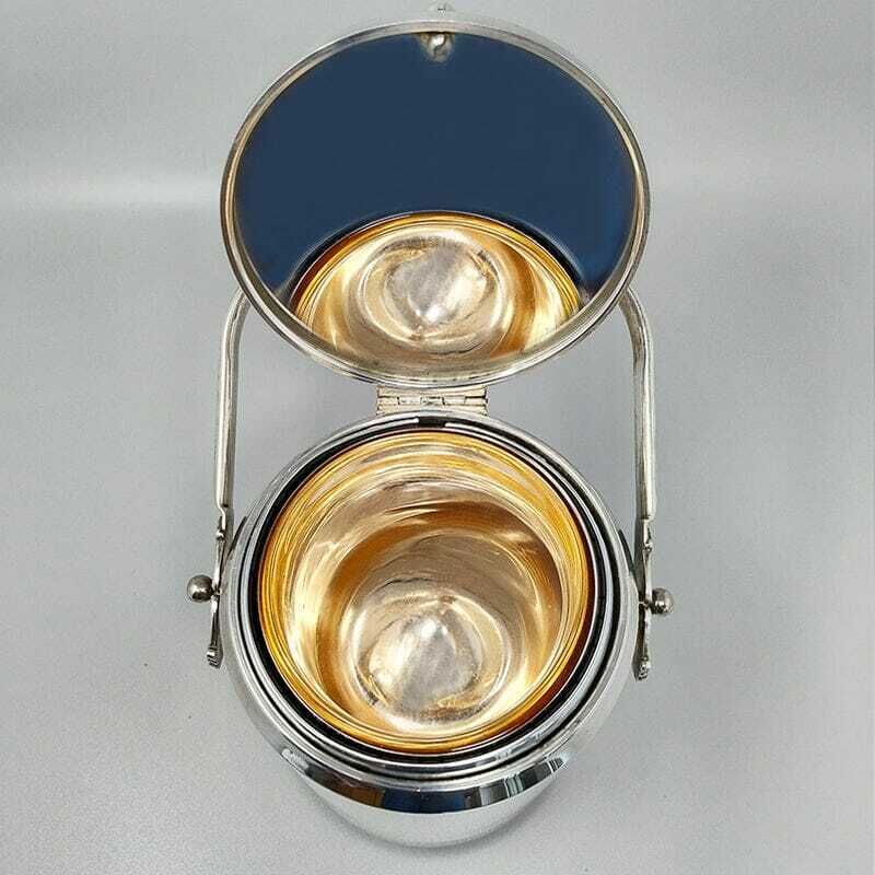1960s Stunning Ice Bucket By Macabo. Made In Italy. photo vinterior