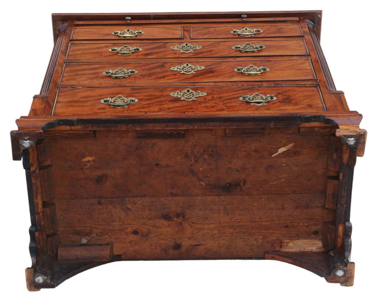 Antique Fine Quality Georgian Late 18th Century Mahogany Batchelor's Chest Of Drawers photo buy