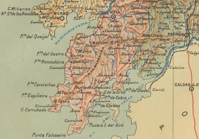 La Coruña 1901: A Cartographic View Of Galicia's Maritime Province photo vinterior