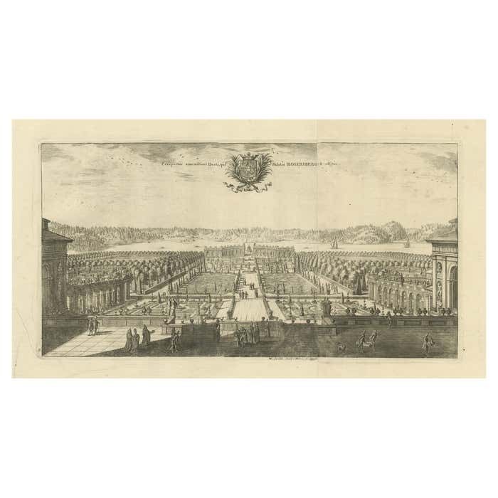 Rosersberg Palace And Gardens Near Stockholm In The Baroque Splendor Of 1695