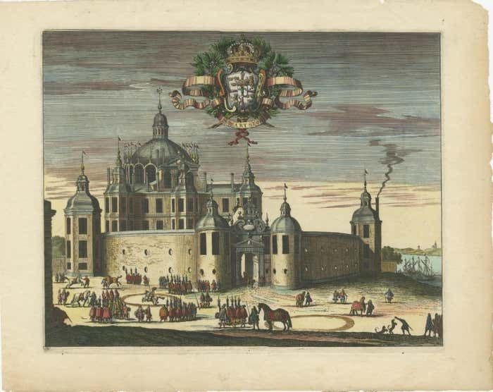 Baroque Majesty: A Vibrant Assembly At Svartsjö Castle In Sweden, 1693 photo furniture