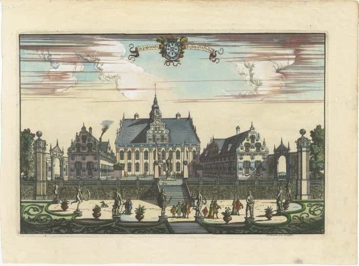 The Pastoral Elegance Of Ulriksdal Castle By Herman Padtbrugge, Ca.1685 photo furniture