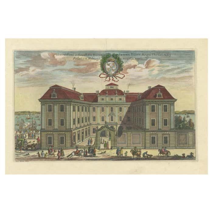 The Bååtska Palatset: A Stockholm Treasure By Dahlbergh, 1707
