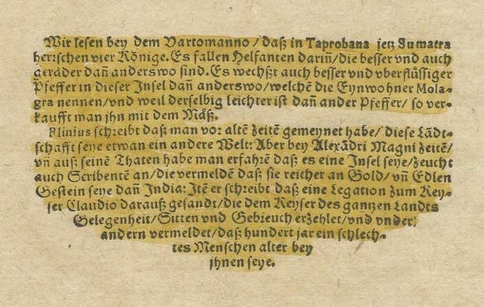 Renaissance Mapping Of Sumatra: Featuring Singapore In Münster’s Woodcut, C.1590 photo vinterior