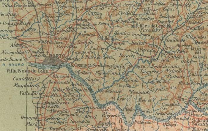 Trás Os Montes: A Cartographic Exploration Of Portugal's Hidden Province In 1903 photo vinterior