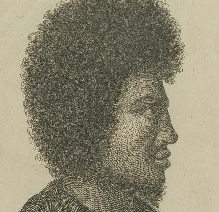Sovereign Profiles: King Otoo And Lady Tynai Mai Of Tahiti, Published In Ca.1785 photo Art