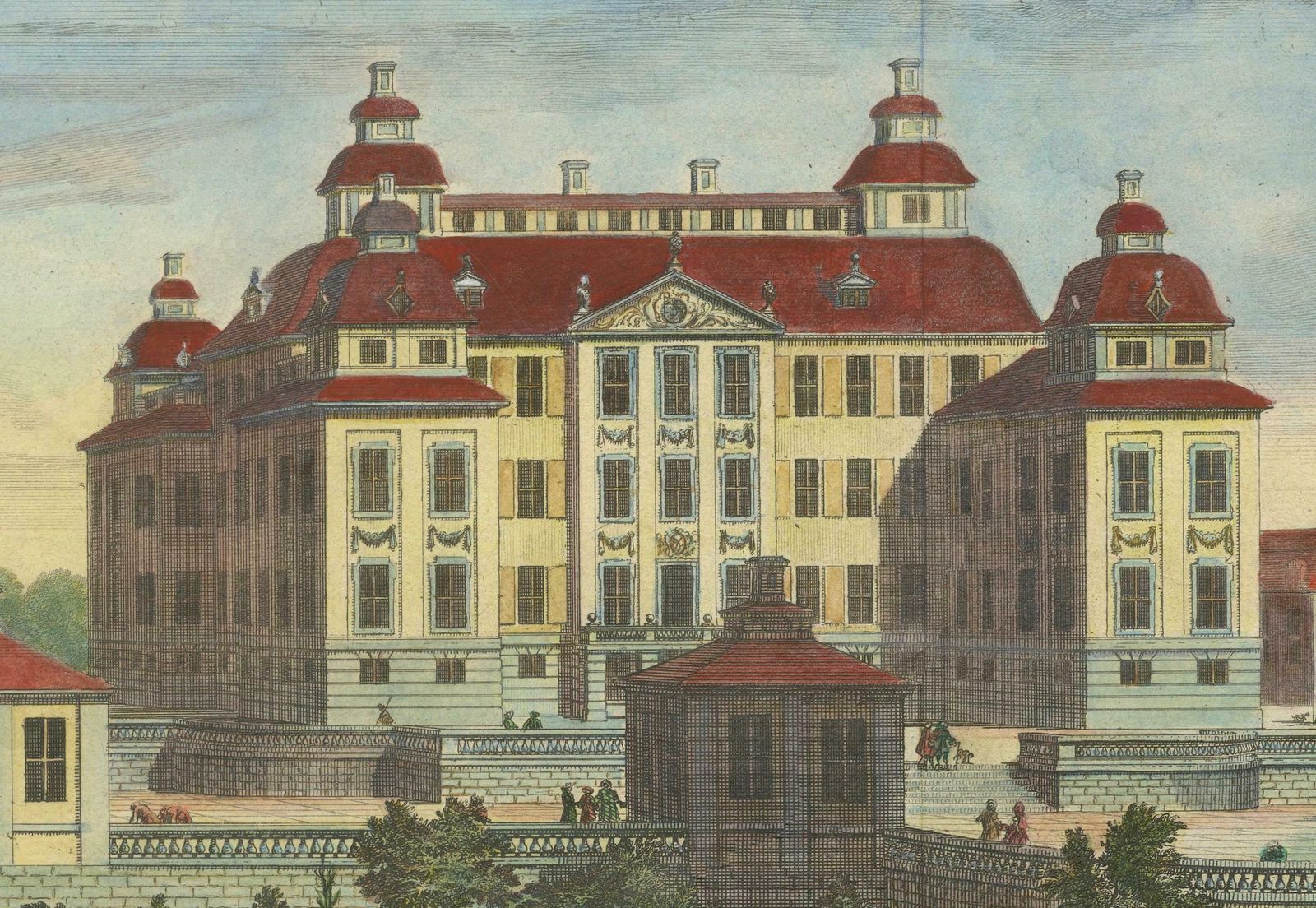 Baroque Splendor: Ericsberg Castle In Swidde's Suecia Antiqua Et Hodierna, 1690 photo Art