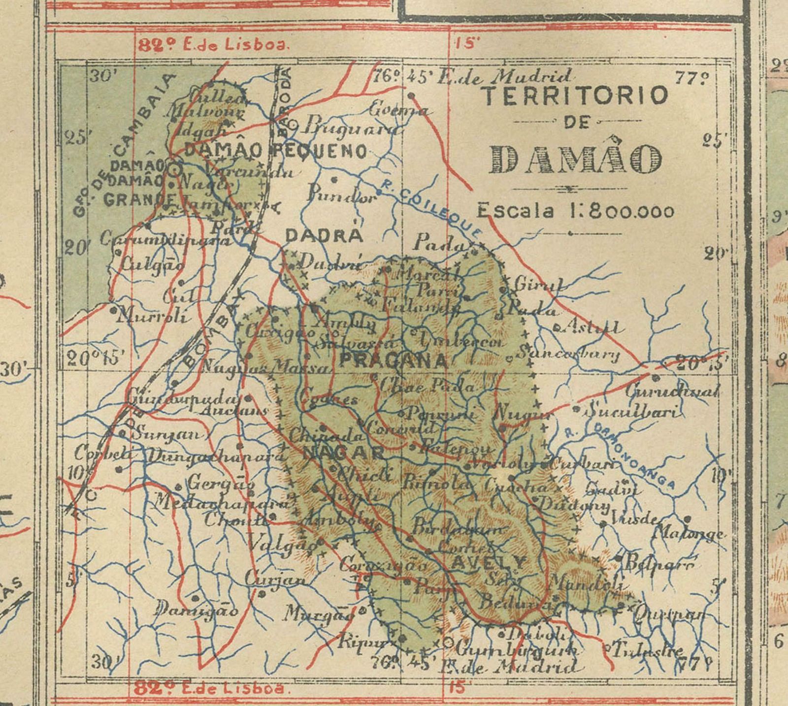 Empire's Tapestry: Mapping Portugal's Global Legacy In 1903 photo vinterior