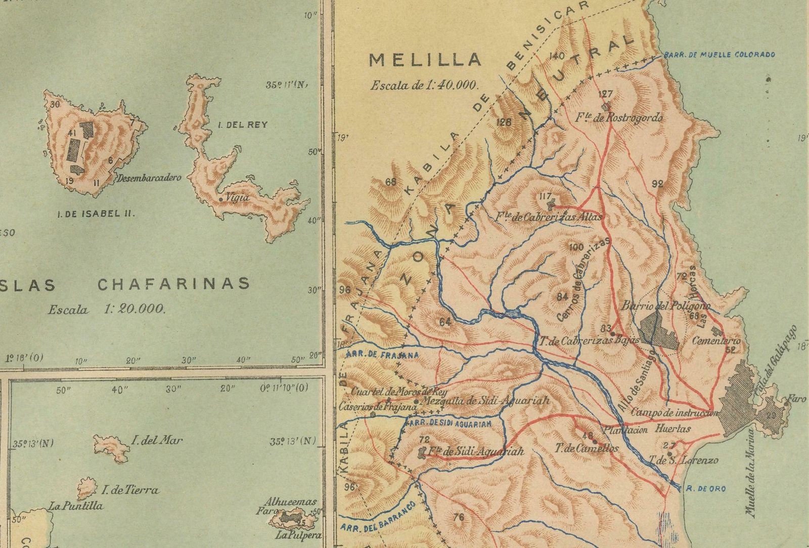 Crossroads Of Continents: Spain's North African Enclaves In 1903 photo vinterior