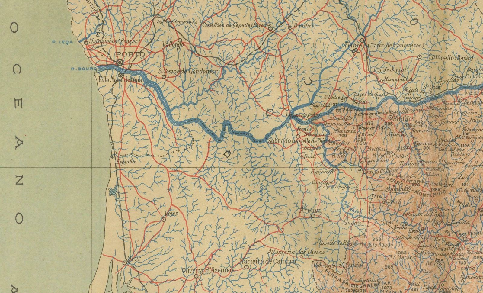 Beira Alta: A Cartographic Journey Through Portugal's Heartland In 1903 photo furniture