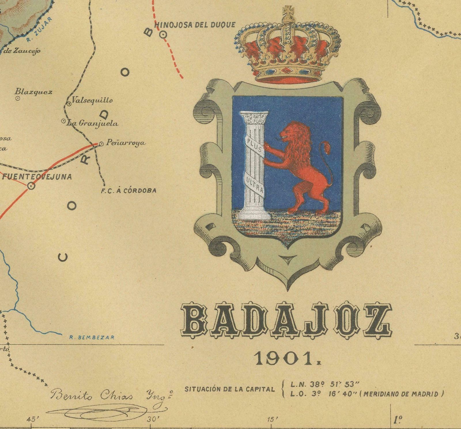 Badajoz 1901: A Cartographic Record Of Extremadura's Largest Province In Spain photo Art