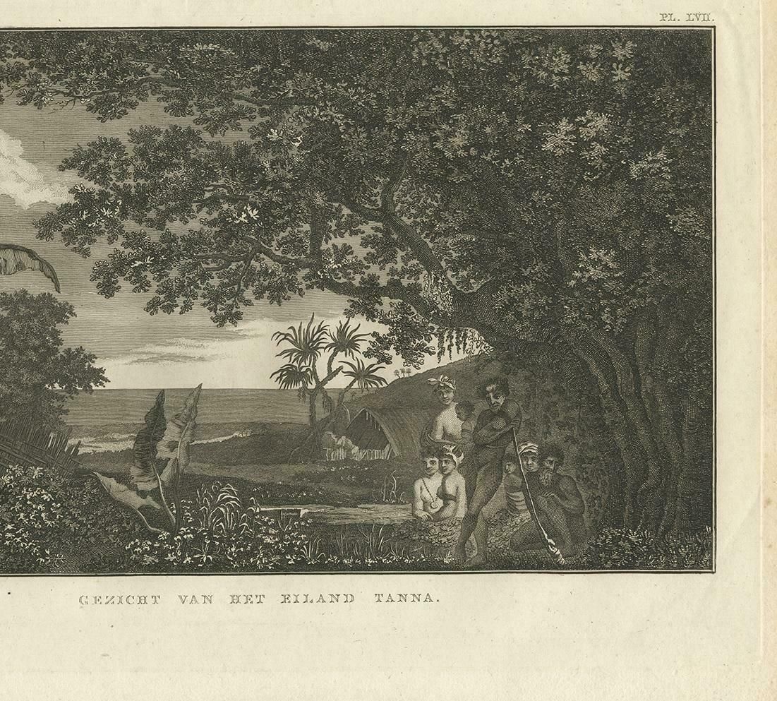View Of Tanna Island: A Glimpse Into Vanuatu From Cook's Voyages, 1803 photo Art