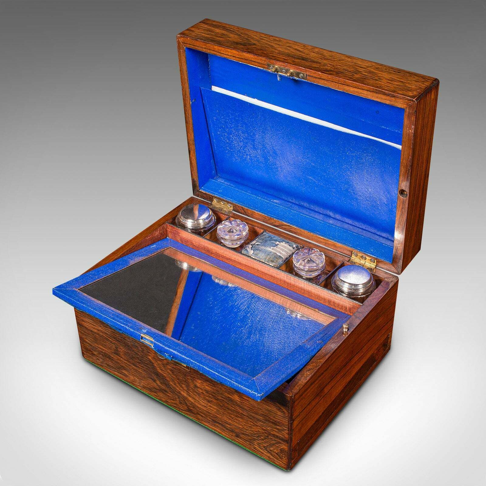 photo for sale Antique Vanity Case, English, Travelling Dressing Table Box, Regency, Circa 1820