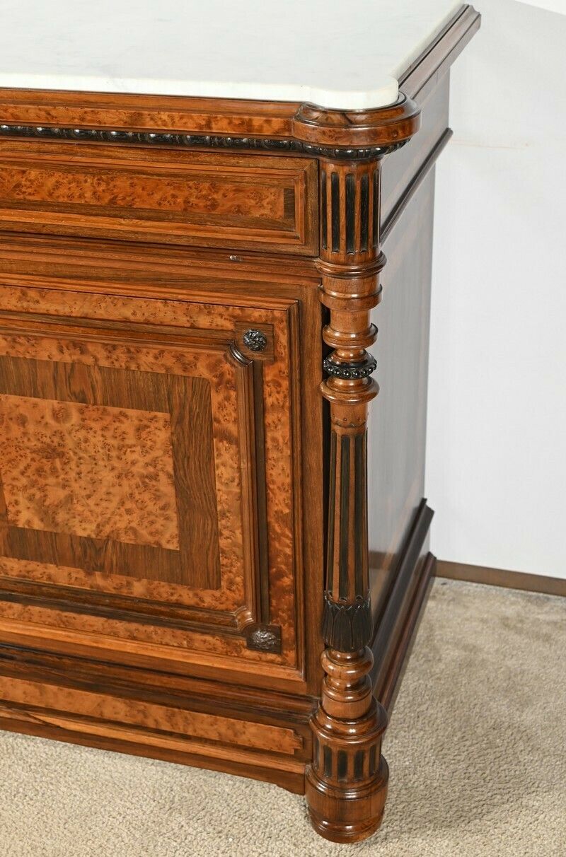 photo buy Commode Buffet In Amboyna Burl And Rosewood, Louis XVI Style – 2nd Part 19th