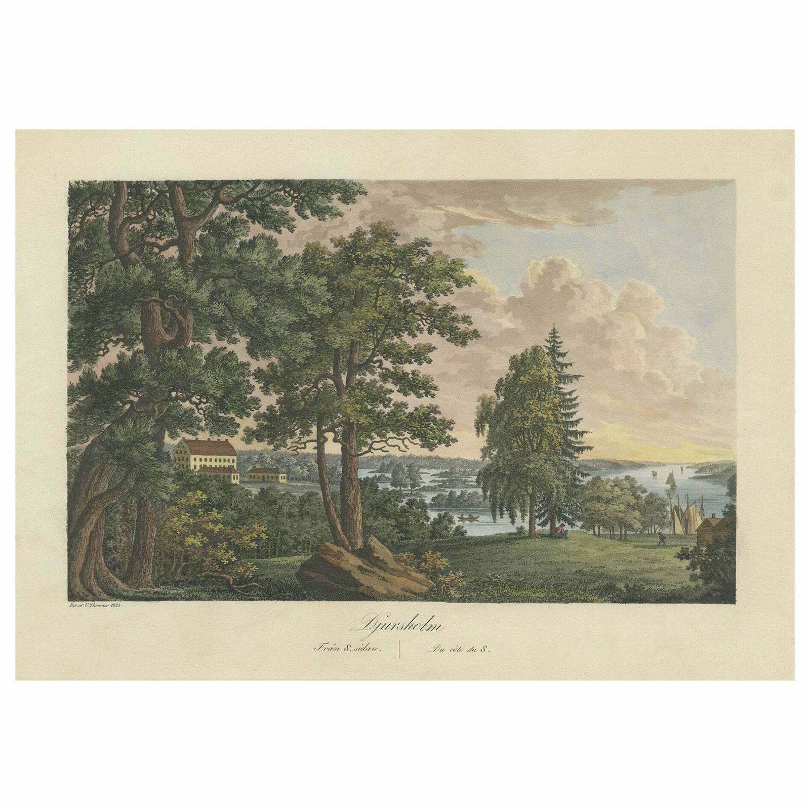 Swedish Grace And Grandeur: The Aquatint Legacy Of Ulrik Thersner, 1825 photo vinterior
