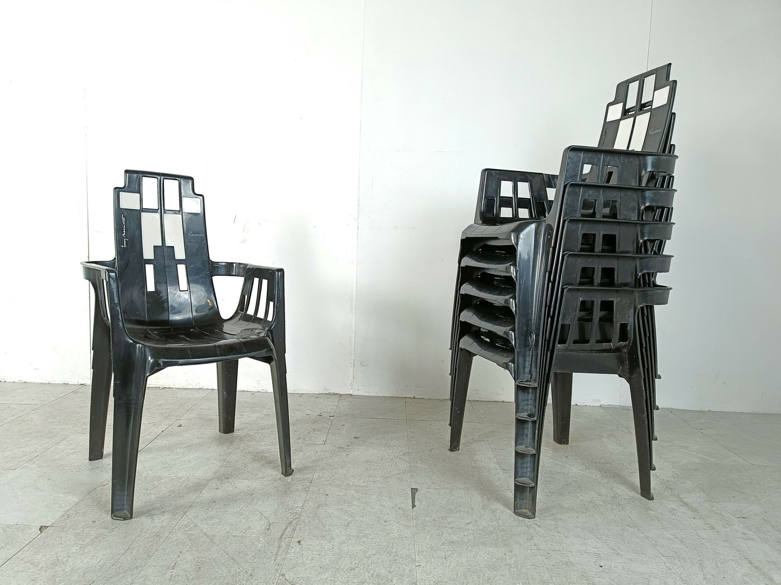 Boston Chairs By Pierre Paulin For Henry Massonnet, 1988, Set Of 6 photo vinterior