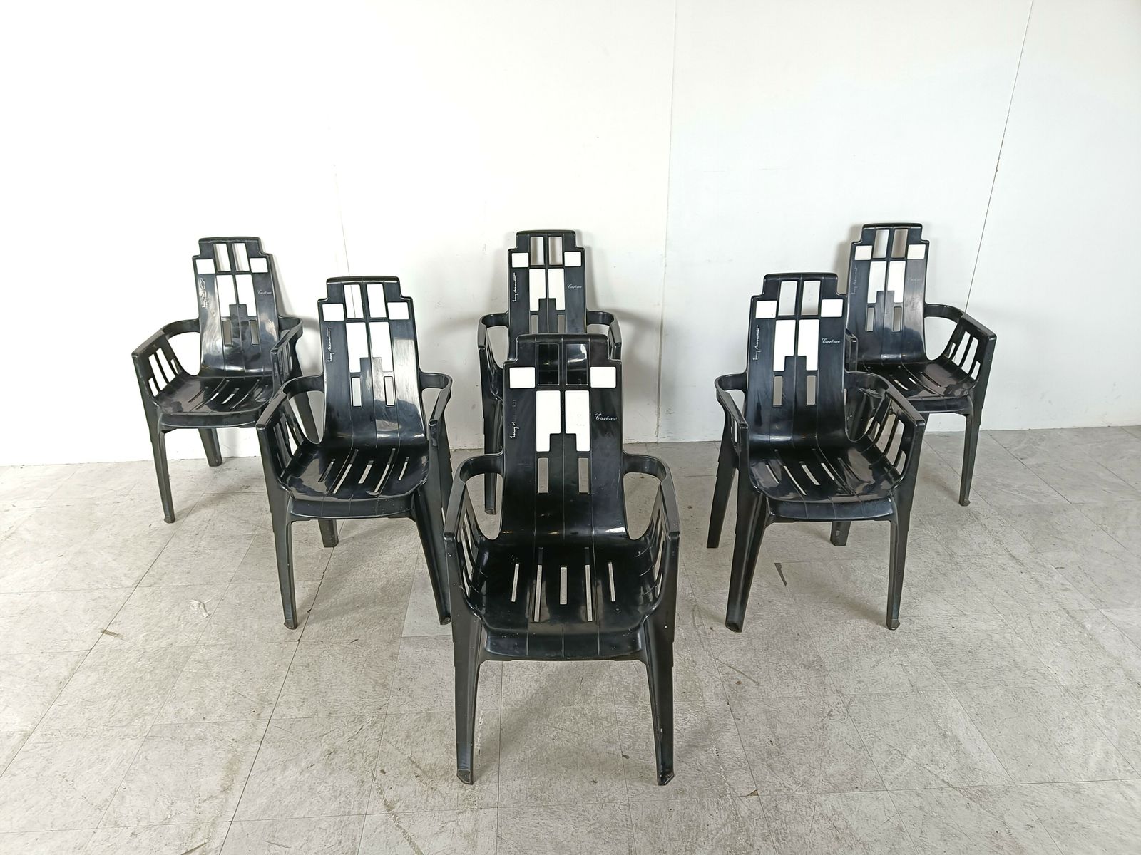 photo furniture Boston Chairs By Pierre Paulin For Henry Massonnet, 1988, Set Of 6