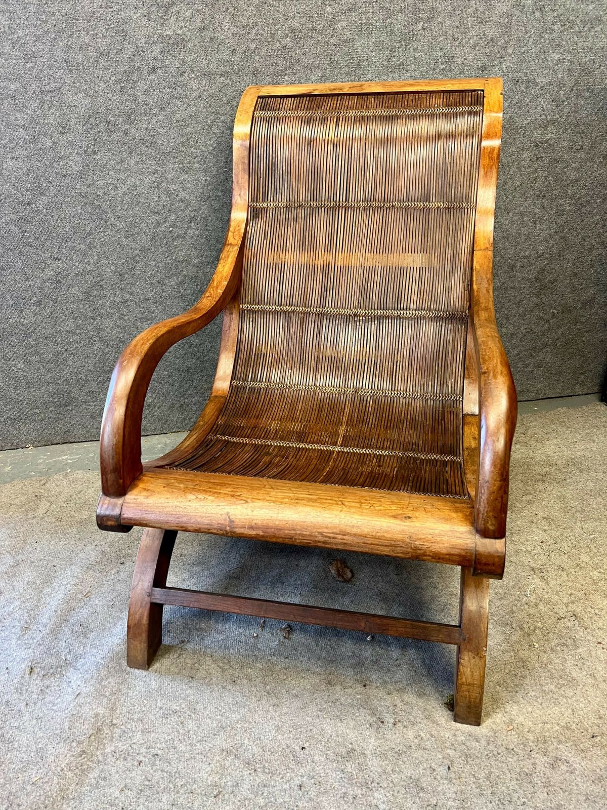 2 Teak Plantation Chairs, 1920s photo furniture