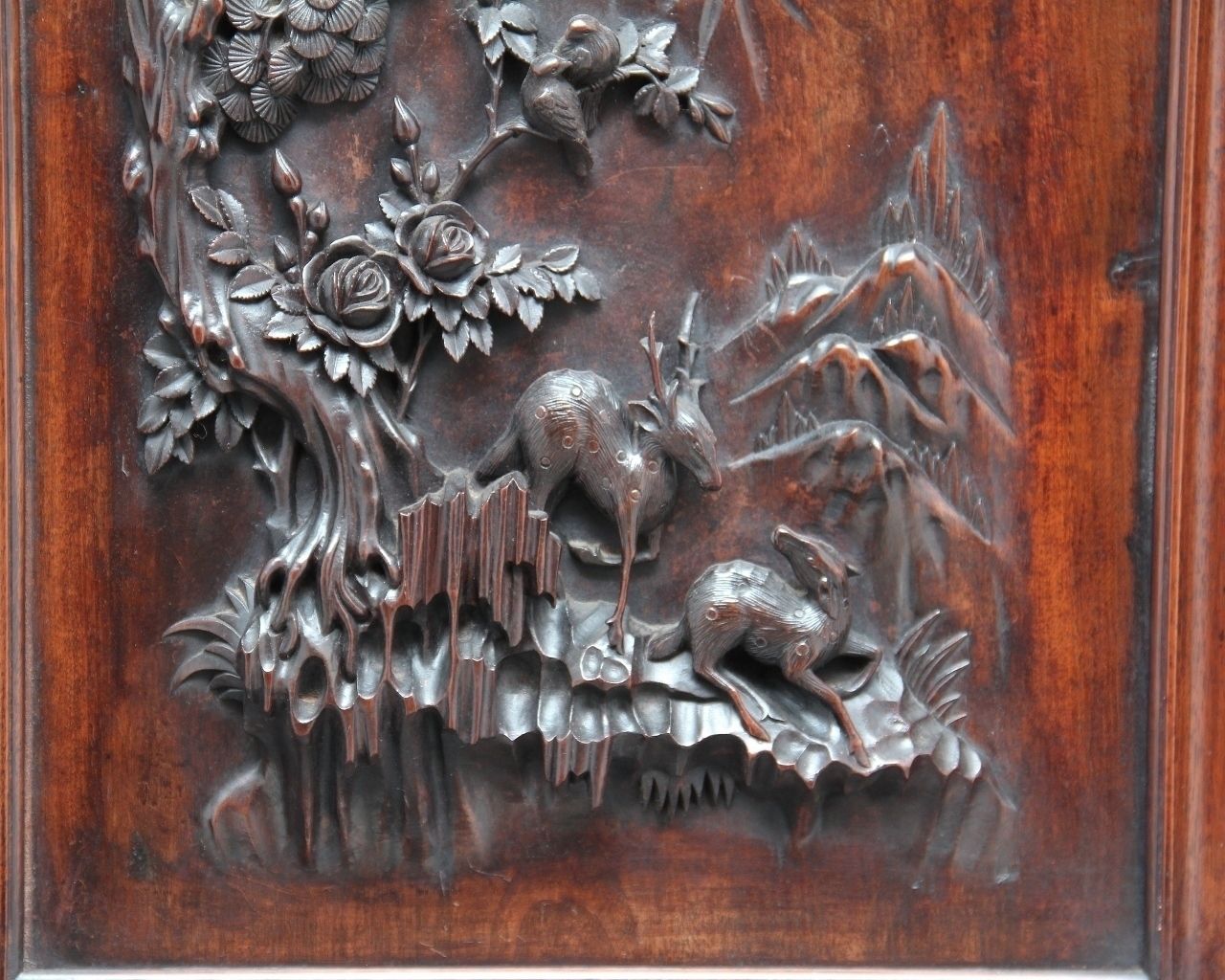 photo vintage 19th Century Chinese Cabinet