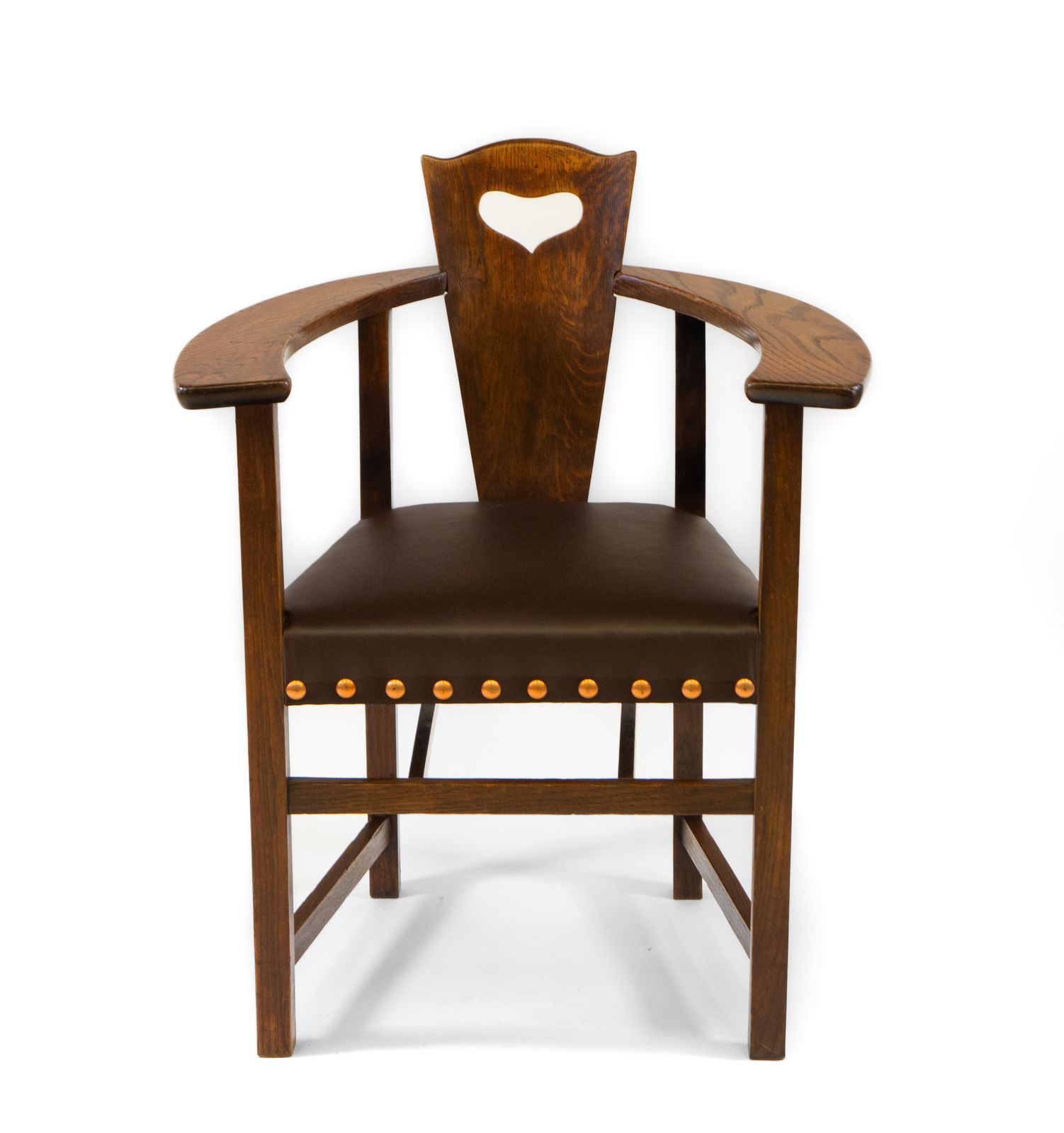 Glasgow School Oak Armchair George Walton Style 'Abingwood' Liberty & Co