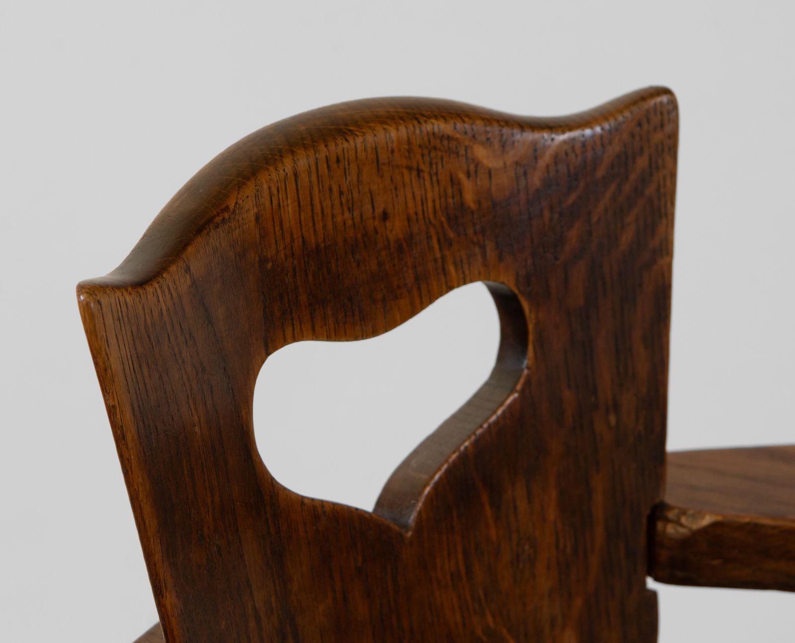 photo vintage Glasgow School Oak Armchair George Walton Style 'Abingwood' Liberty & Co