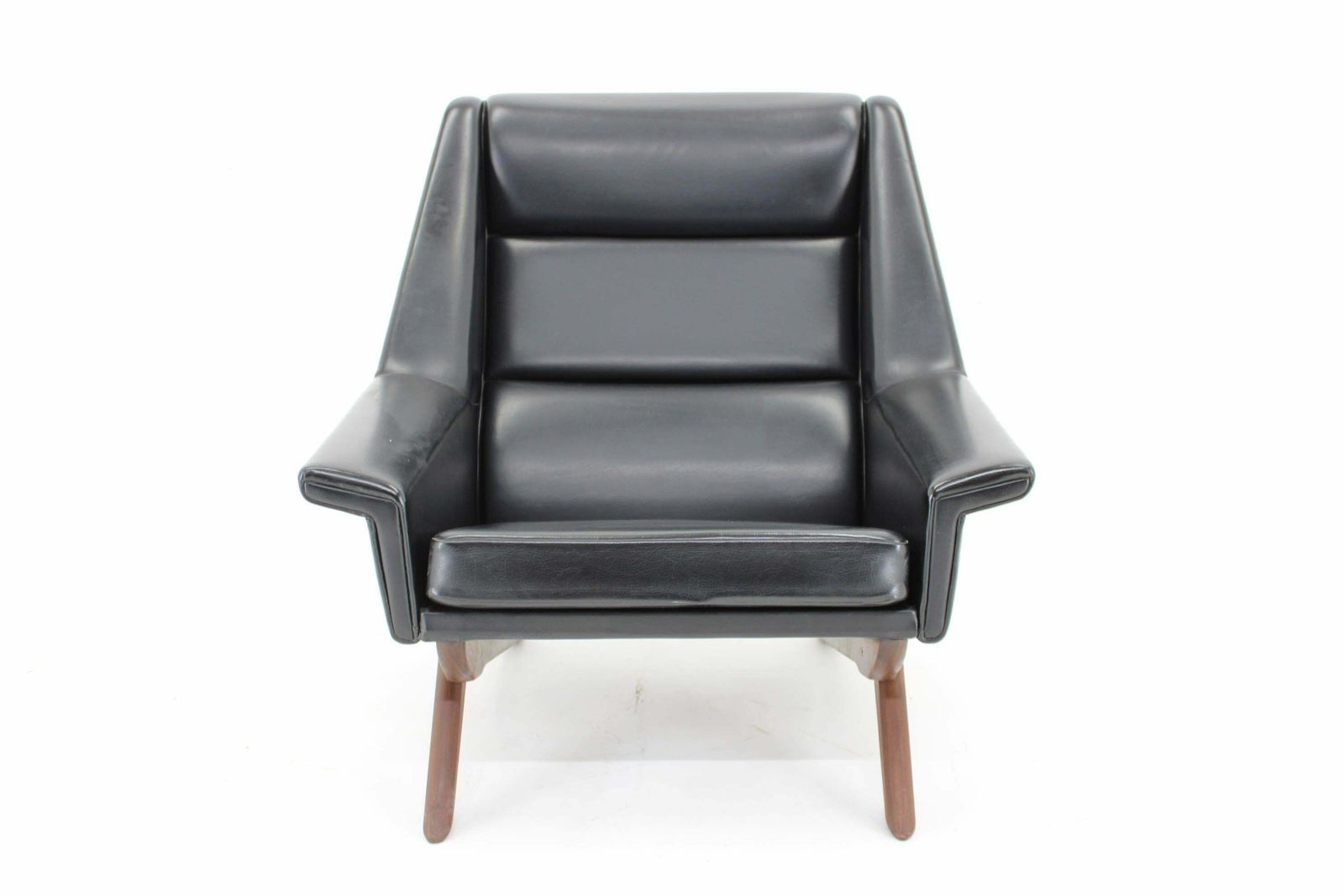 1970s Folke Ohlsson Armchair 4410 In Leatherette, Denmark photo for sale