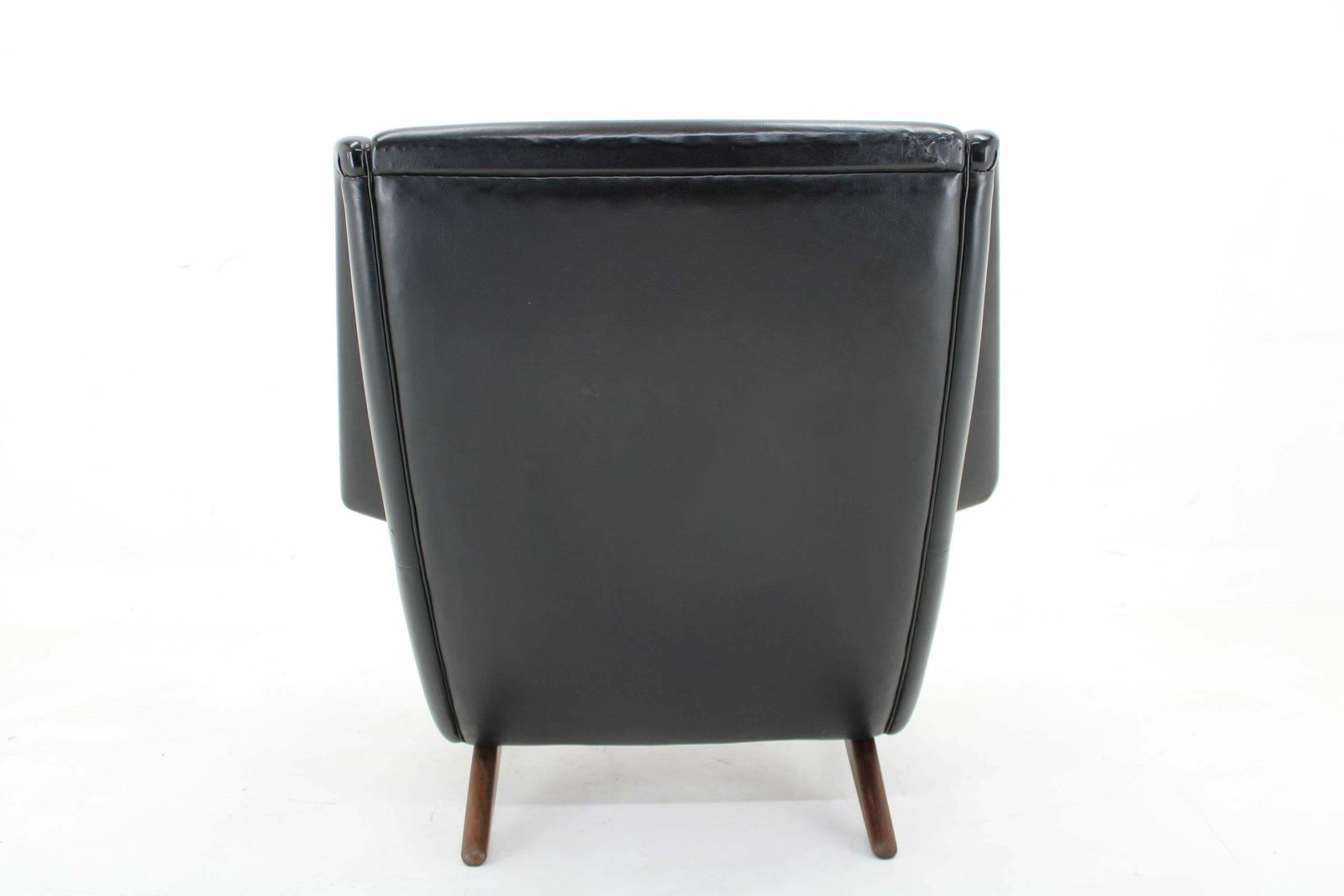 1970s Folke Ohlsson Armchair 4410 In Leatherette, Denmark photo vintage