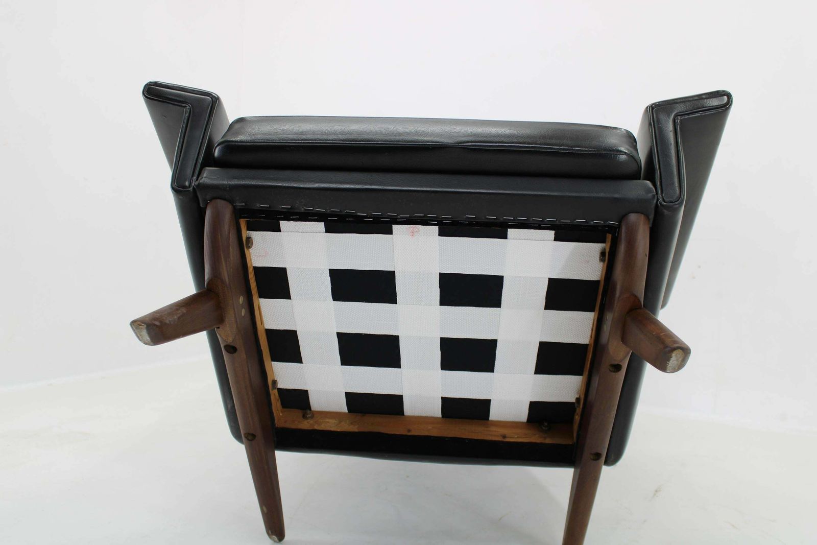 photo buy 1970s Folke Ohlsson Armchair 4410 In Leatherette, Denmark