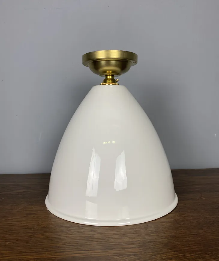 White Porcelain Ceiling Light By Bestlite (20309 1) photo vinterior