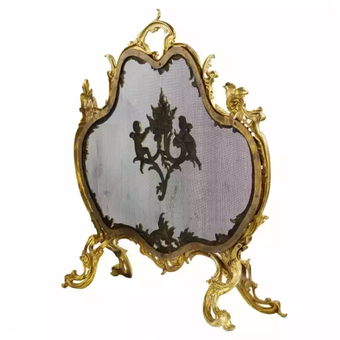 Fireplace Railing In Louis XV Style. France 19th Century. photo furniture