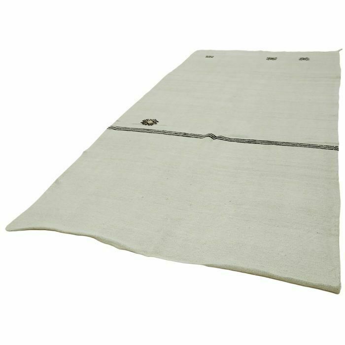 Turkish Decorative Hemp Kilim Rug 186 X 362 Cm photo for sale