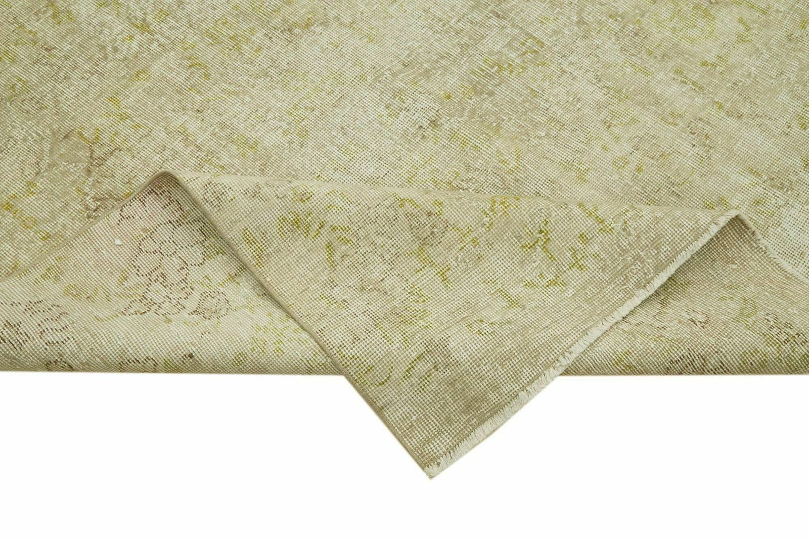 Handmade Beige Turkish Vintage Area Rug   298 X 182 Cm photo vinterior