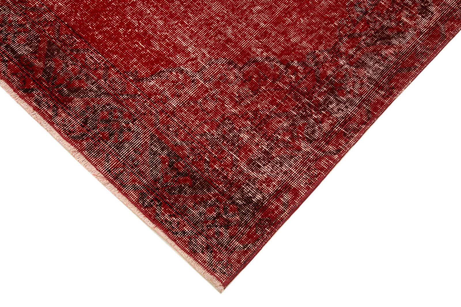 Vintage antiek rood loperkleed photo Textiel