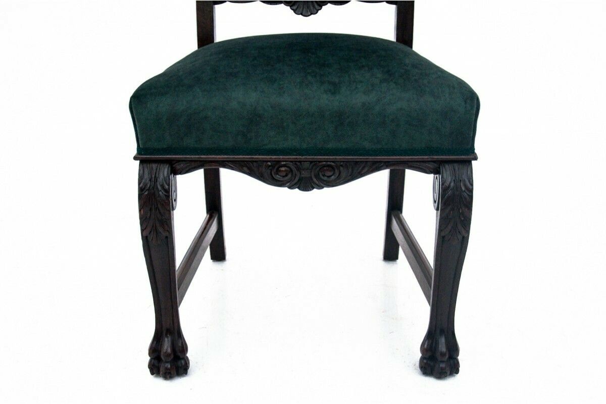 photo for sale A Pair Of Antique Chairs On Lion's Paws, Western Europe, Circa 1920.