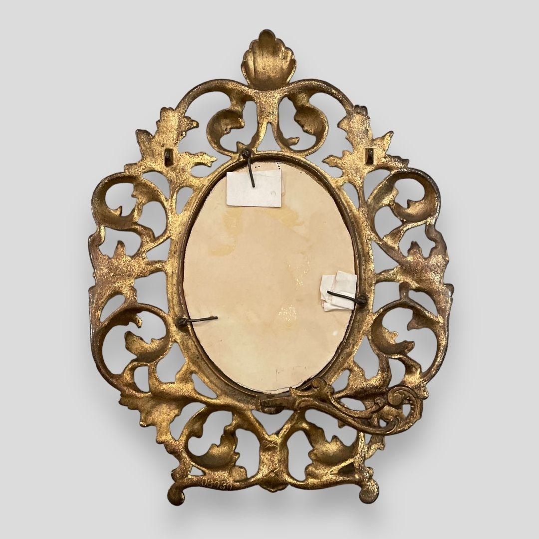 A Beautiful Pair Of Edwardian Brass Oval Picture Frames photo 335.0