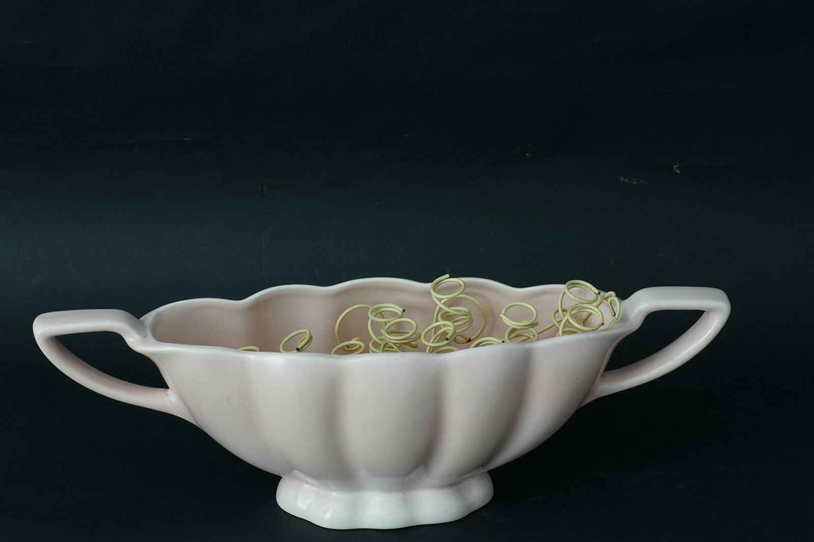 Pale Pink Mantle Vase In The Style Of Constance Spry photo buy