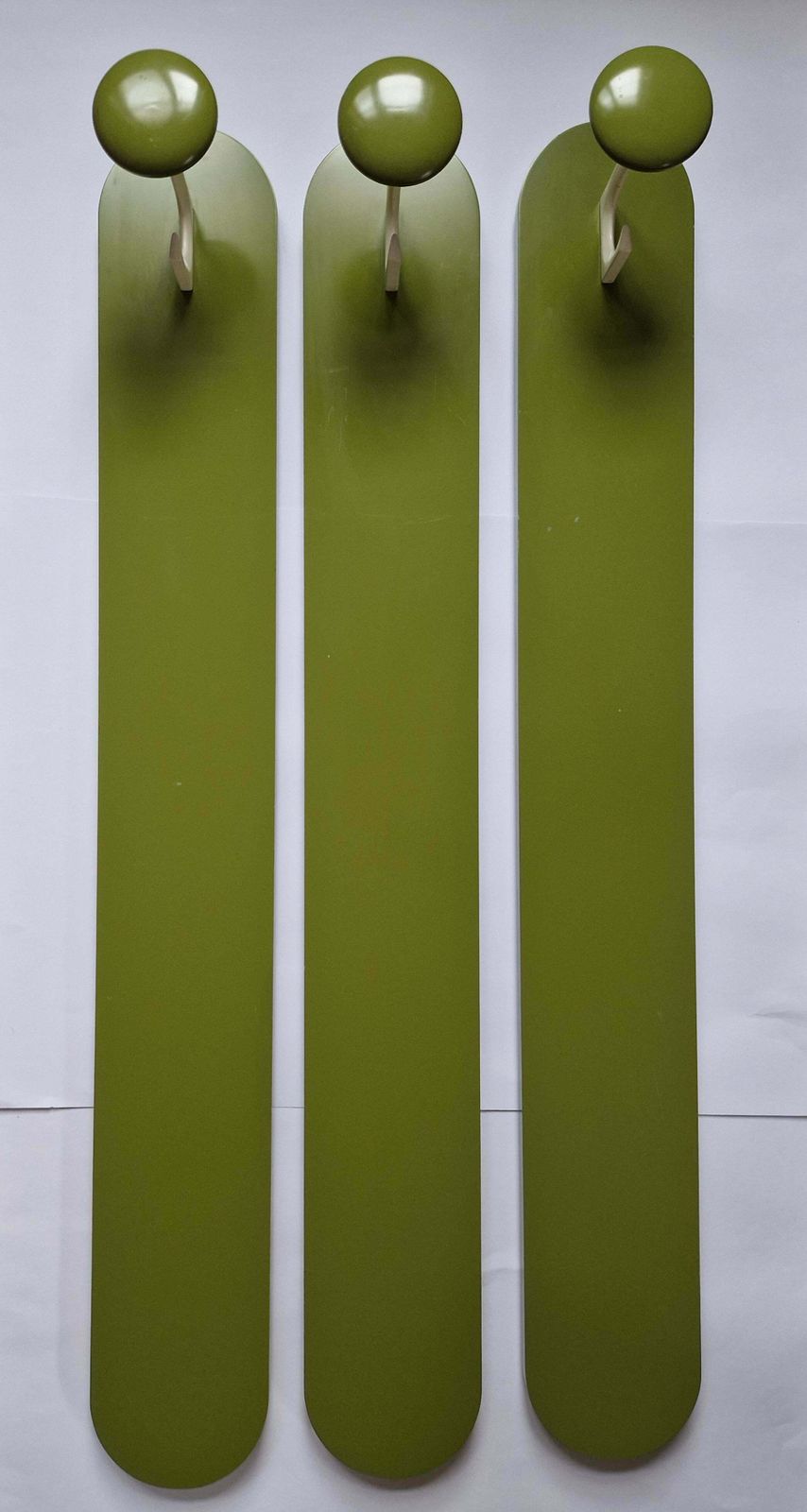 Set Of Three Midcentury Wall Racks Or Coat Hooks Schönbuch, Germany, 1970s photo buy