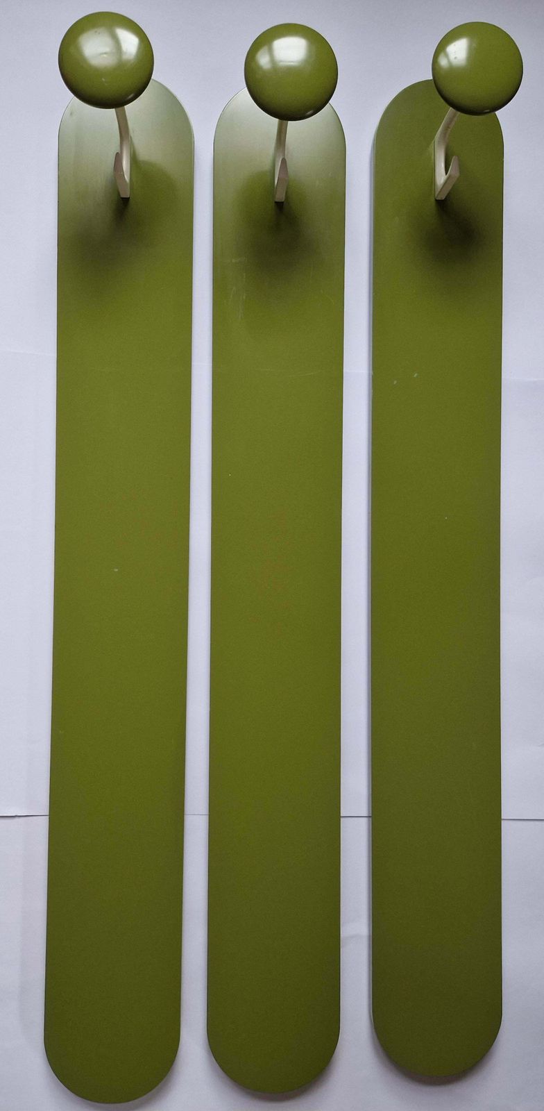 Set Of Three Midcentury Wall Racks Or Coat Hooks Schönbuch, Germany, 1970s photo vintage