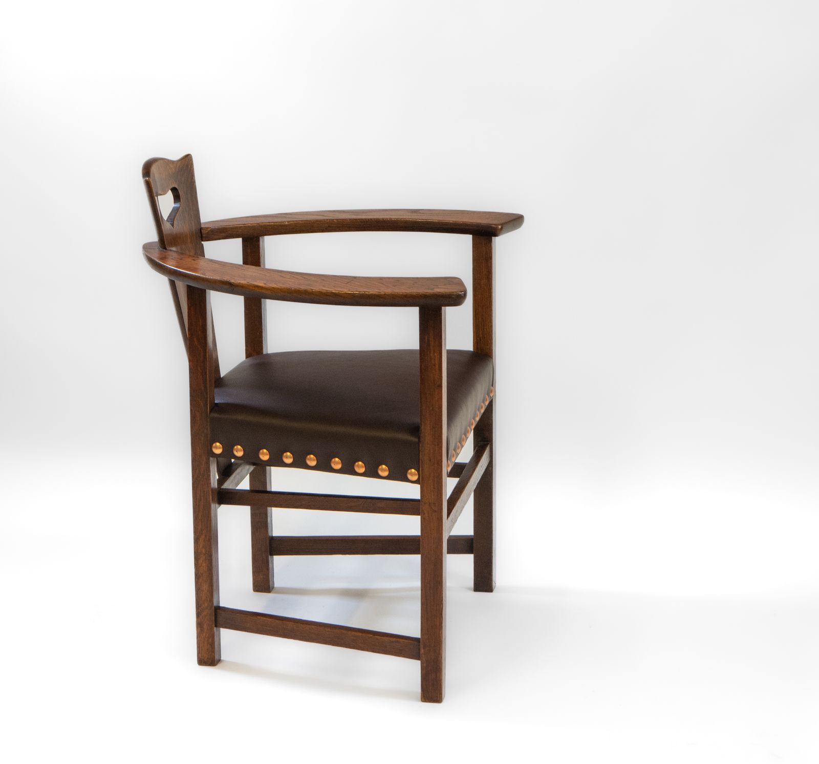 Glasgow School Oak Armchair George Walton Style 'Abingwood' Liberty & Co photo 2285.0